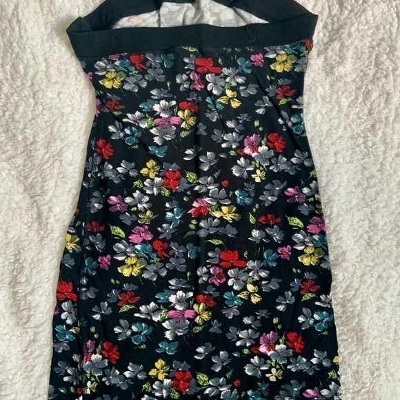 French Connection Floral Mini Dress - Black and Multicolor - Picture 3 of 6